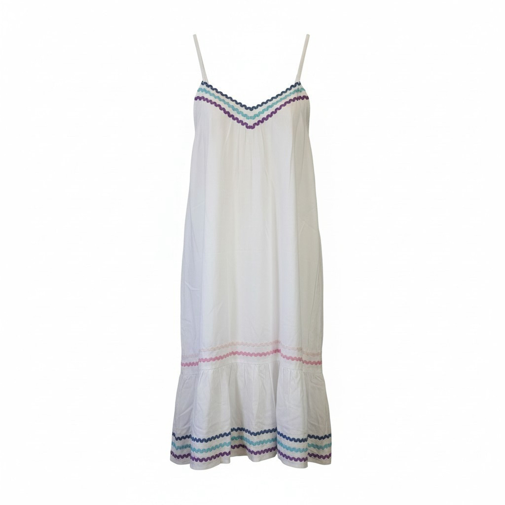 America And Beyond LLC Women's The Ema Tiered Dress Sz Medium NWT Lined (C-17)